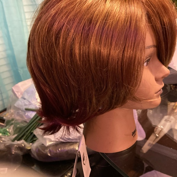Bob Wig style Synthetic color Ash Brown 10” - Picture 6 of 9